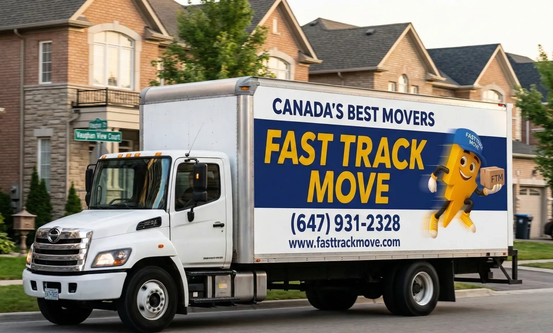 Fast Track Move professional moving truck in Toronto